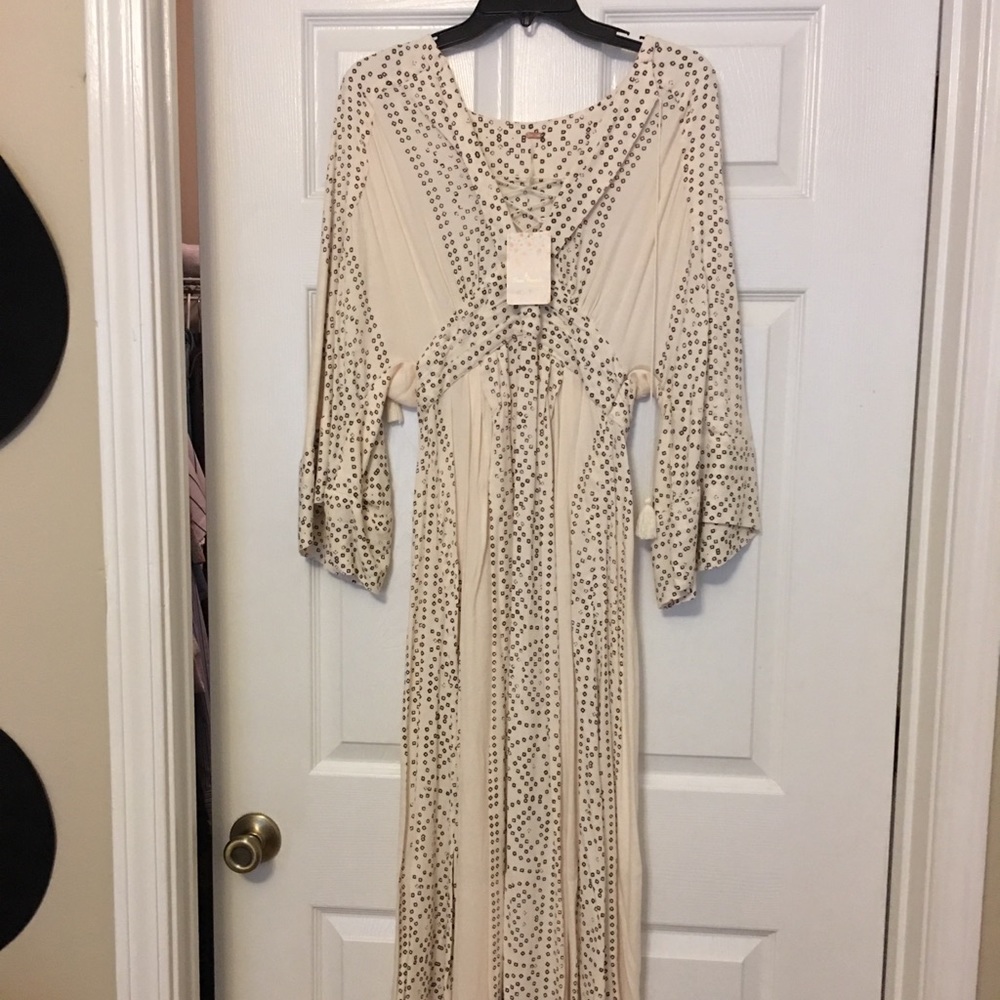 Free People, Ivory Maxi Dress
